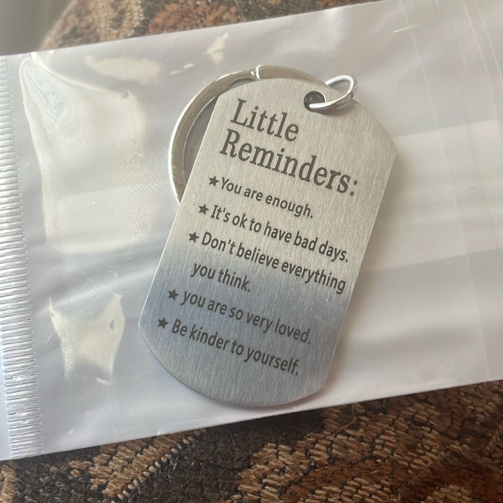 “You are Enough” key chain